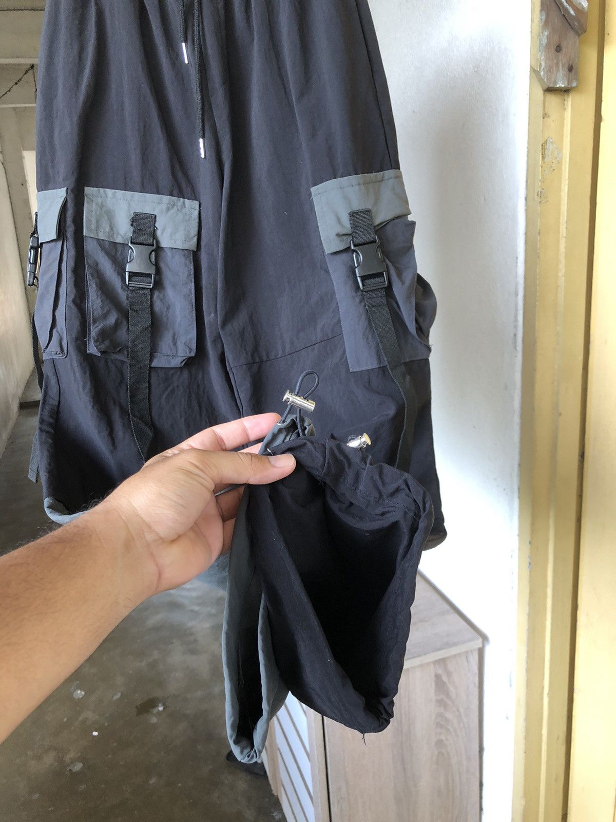 Japanese Brand Rare🔥 A-Wende Multipocket Parachute Pants Size US 30 / EU 46 - 12 Thumbnail
