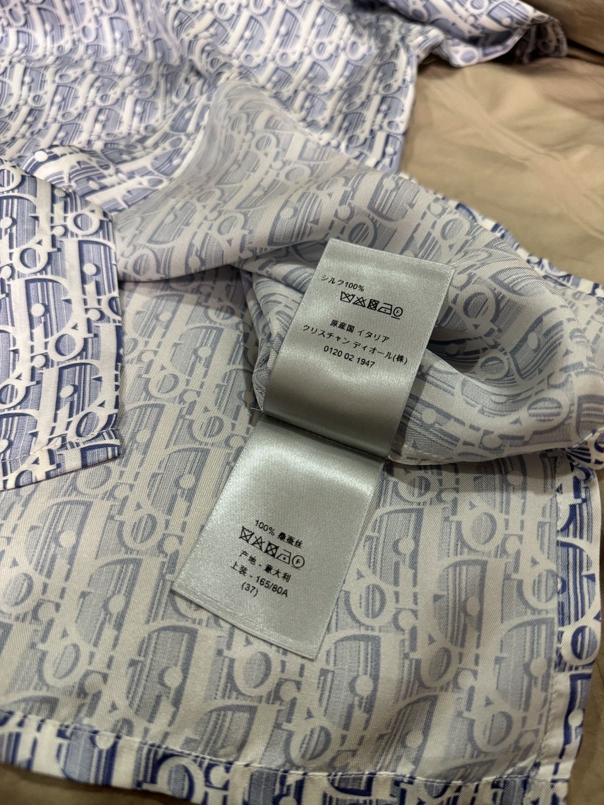 Dior Dior Oblique Silk Shirt Size US S / EU 44-46 / 1 - 6 Thumbnail