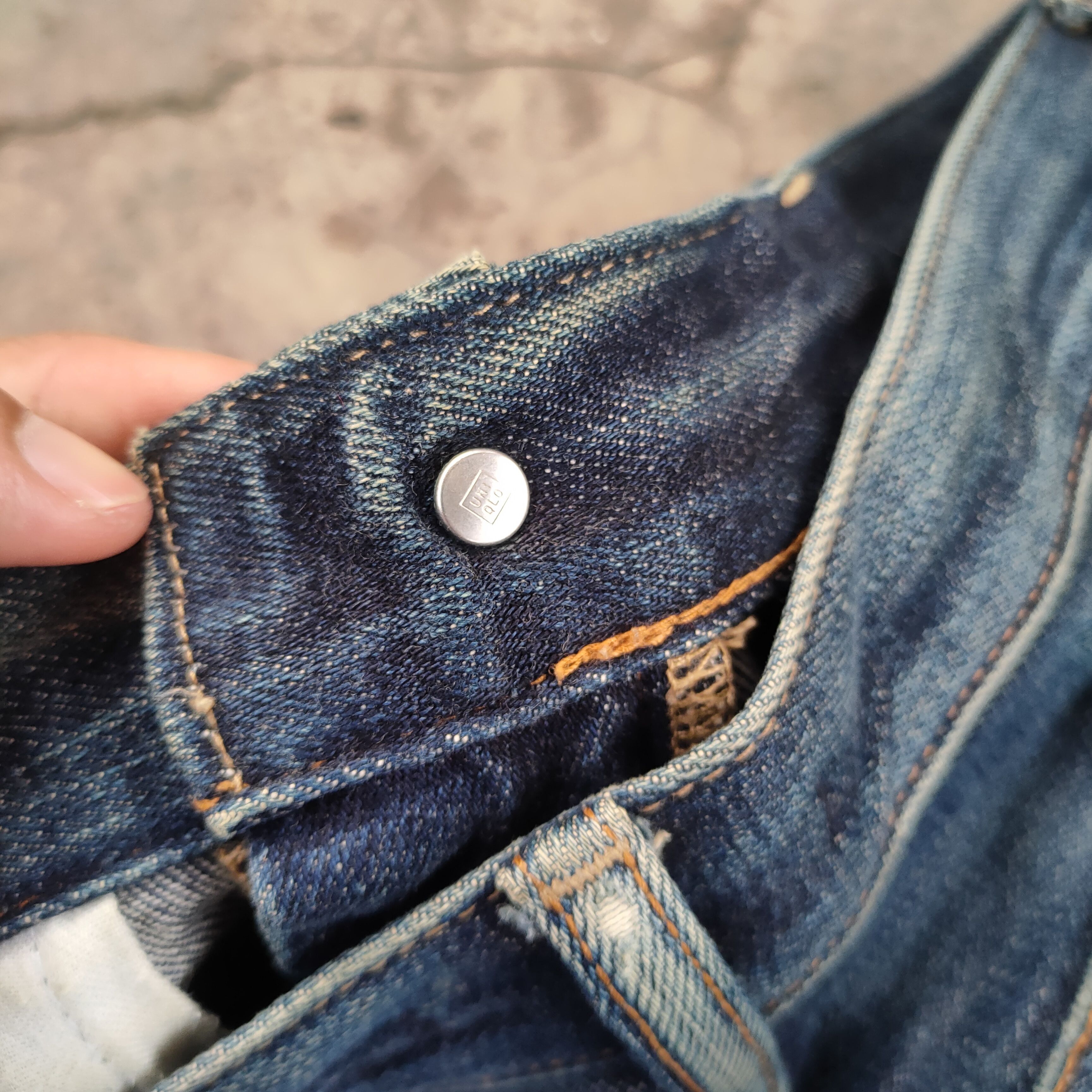 Japanese Brand VINTAGE JAPANESE SKINNY FADED JEAN DENIM PANTS Size US 32 / EU 48 - 13 Thumbnail