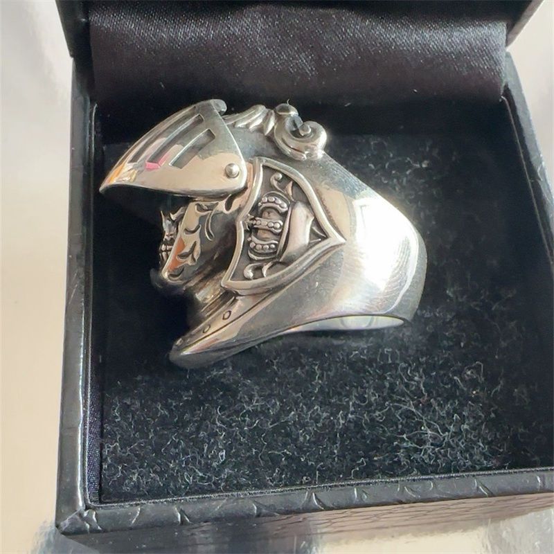 Jewelry Skull Rare Jewelry Rings Open Size Chrome Ring (Size 7-13) Size ONE SIZE - 5 Thumbnail