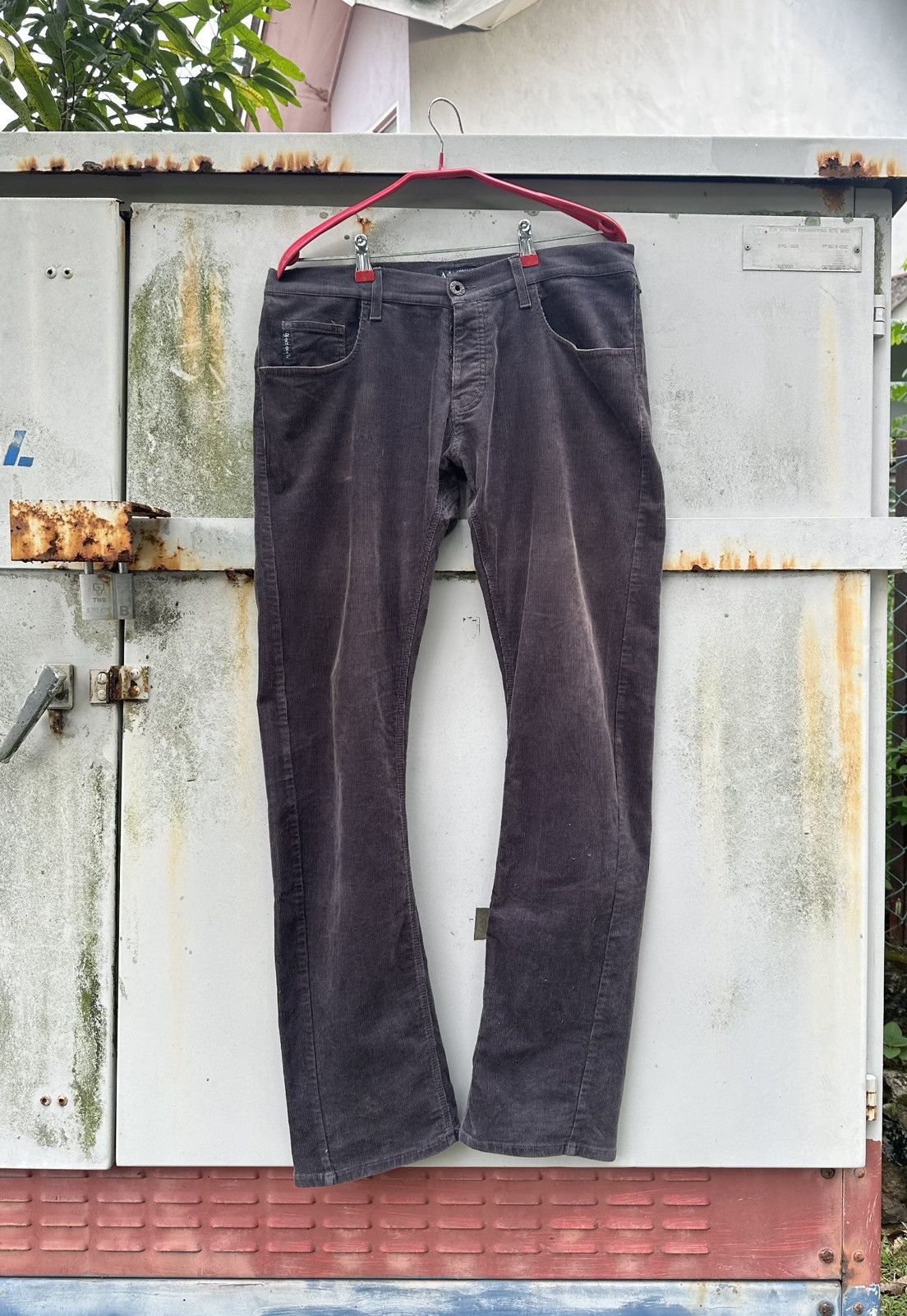 Armani 👹Armani Jeans Straight Cut Corduroy Jeans Size US 32 / EU 48 - 2 Thumbnail