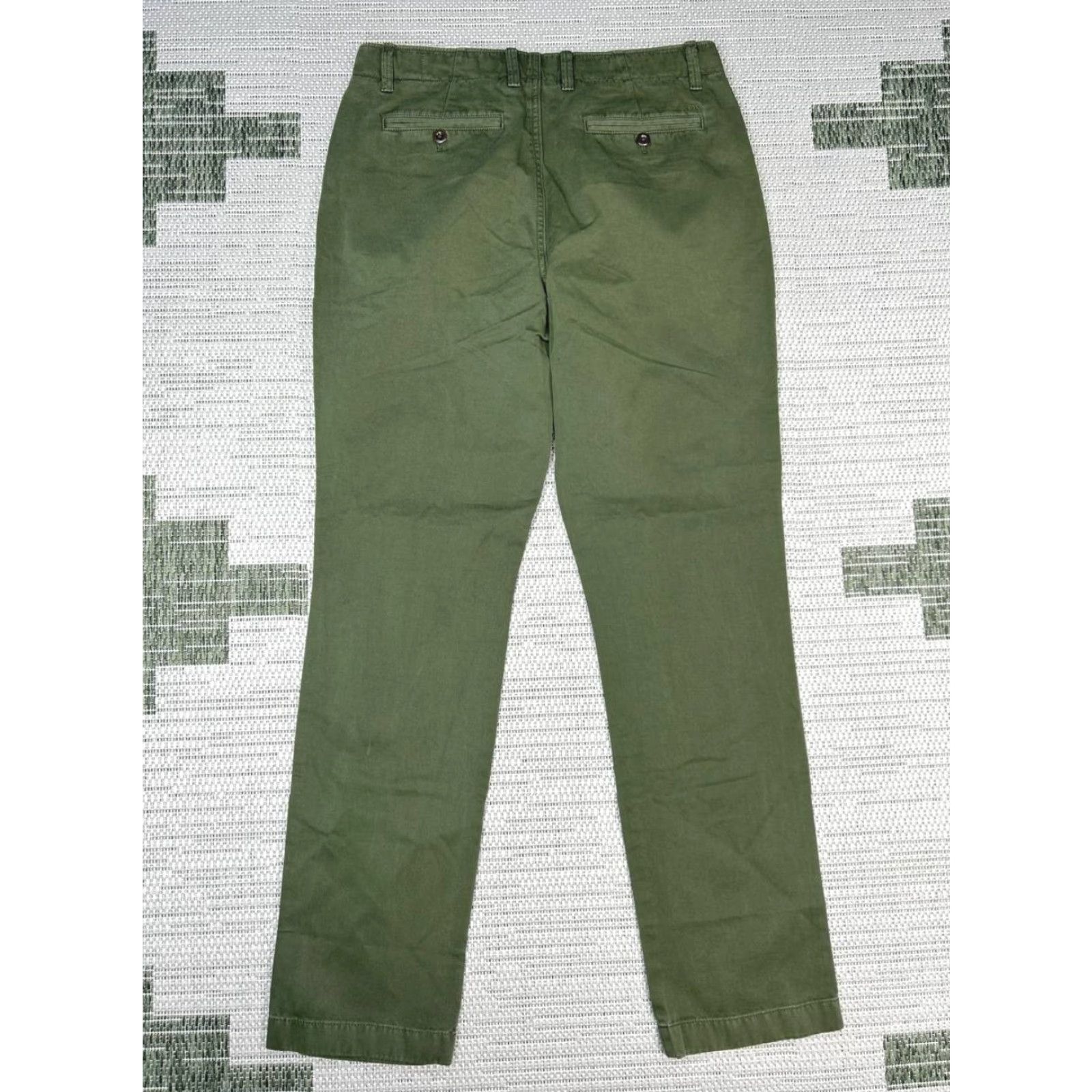 Outerknown Outerknown Nomad Chino Pants Mens 30 Green Canvas Mid Rise Slight Taper New Size US 30 / EU 46 - 2 Thumbnail