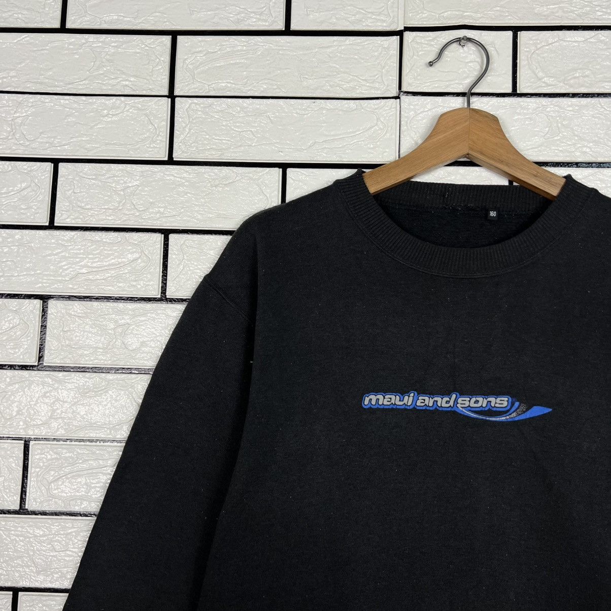 Maui and Sons 90's MAUI AND SONS Boardwear Big Logo Sweatshirt #4041-C184 Size US S / EU 44-46 / 1 - 6 Thumbnail