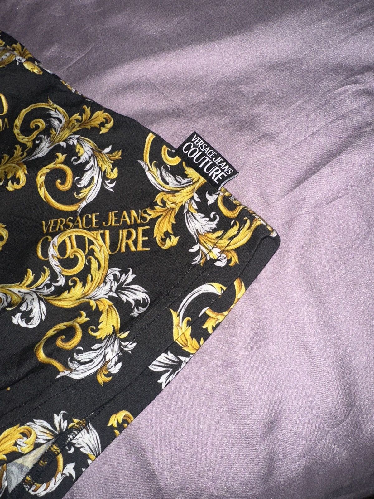 Versace Jeans Couture Versace Jeans Couture Nero T-shirt Size US L / EU 52-54 / 3 - 5 Thumbnail