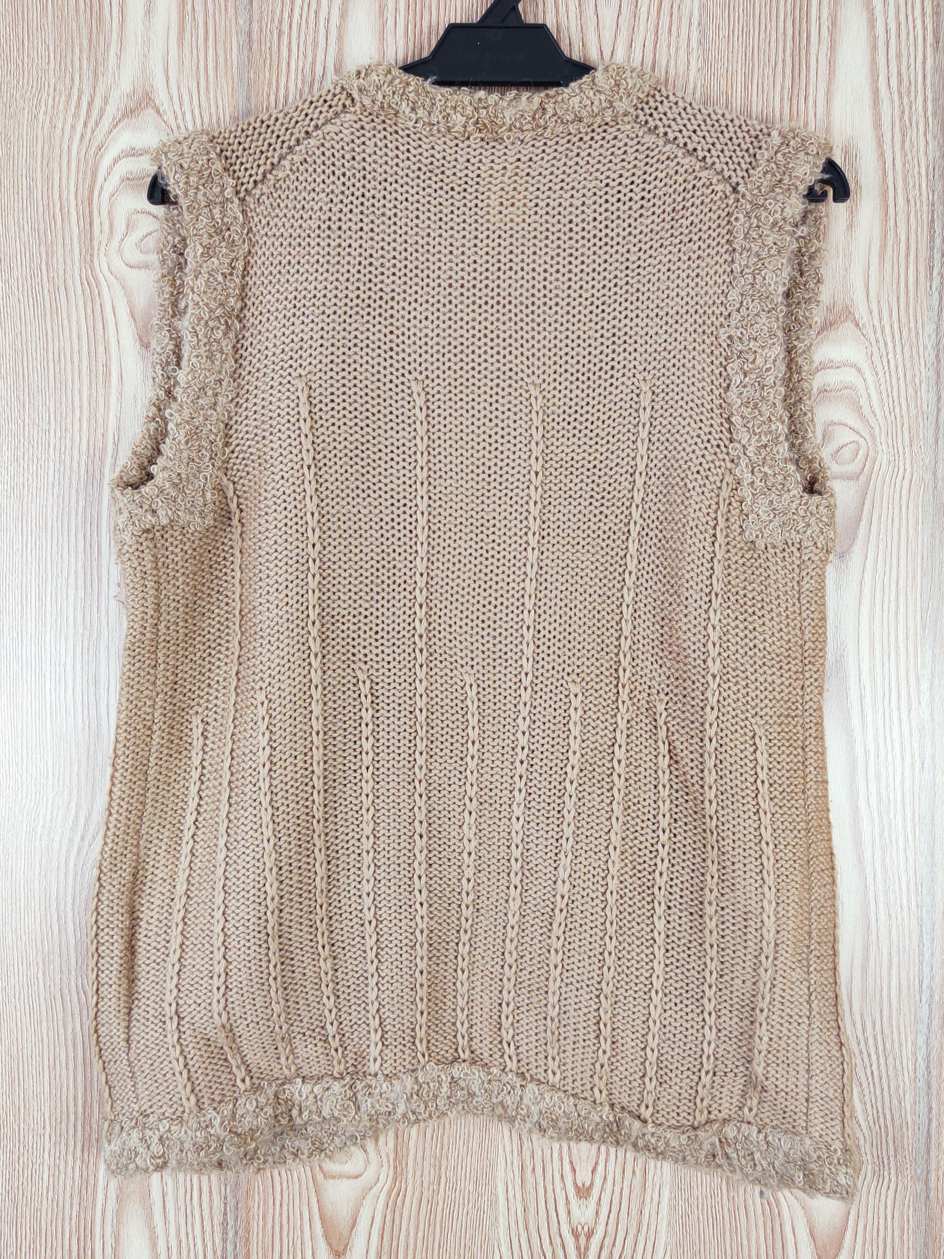Japanese Brand Japan vintage crochet knitwear vest cardigan #w304 Size M / US 6-8 / IT 42-44 - 7 Thumbnail