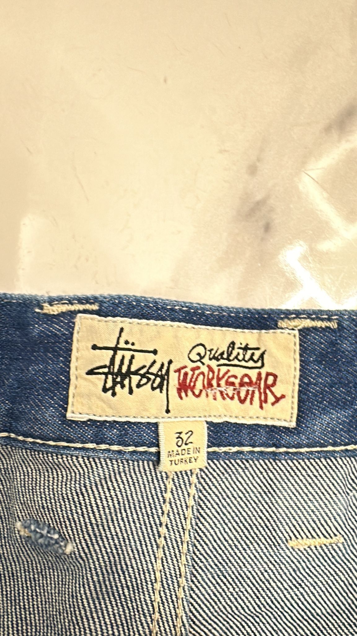 Stussy × Vintage Stüssy Double Knee Work Pant Blue Size 32 Size US 32 / EU 48 - 8 Thumbnail