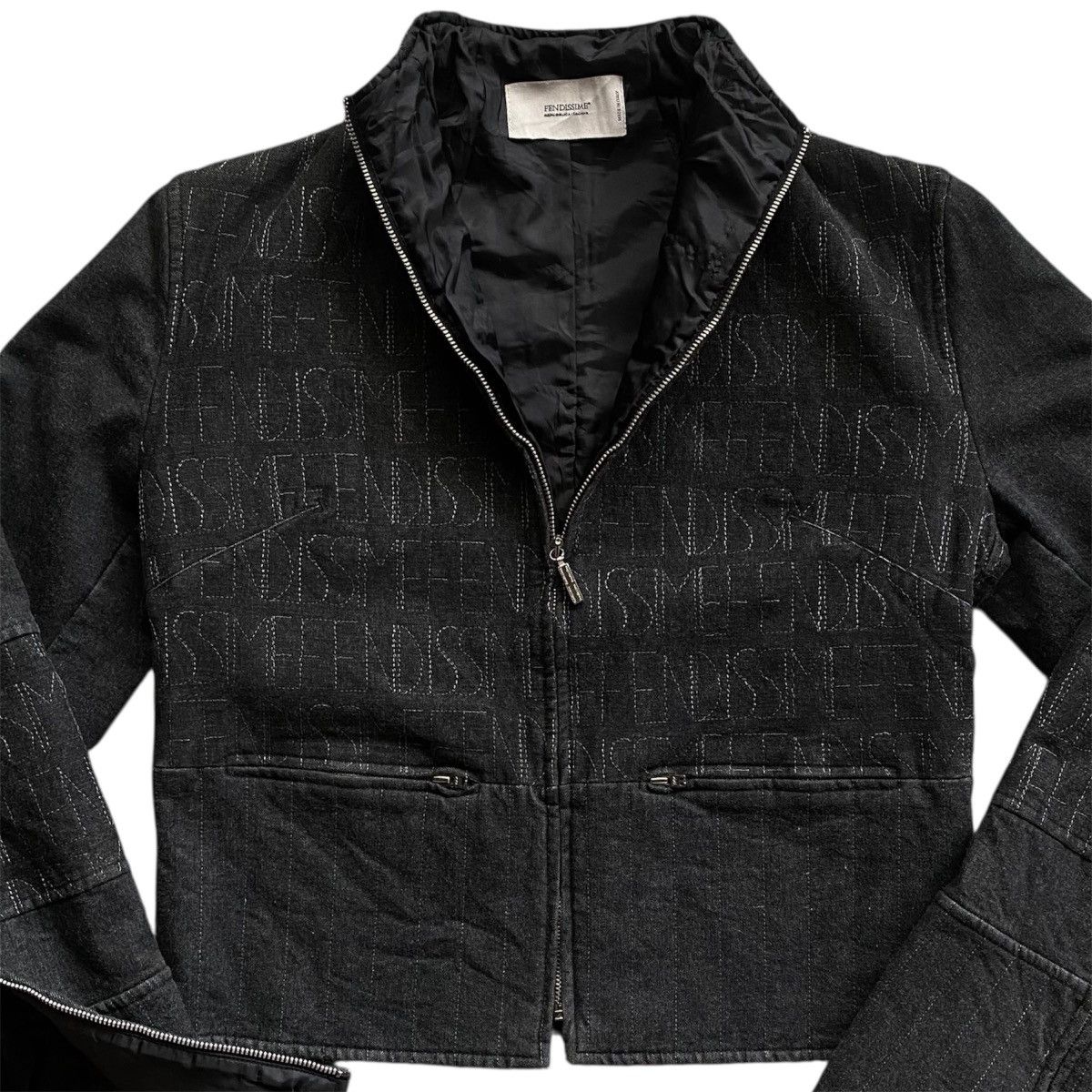 Fendi 🔥Fendi Jacket Fendissime Monogram Embroidered Rare🔥 Size US M / EU 48-50 / 2 - 3 Thumbnail