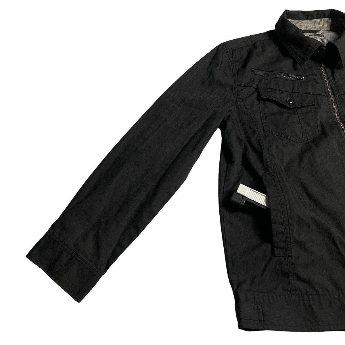 If Six Was Nine × Japanese Brand × Le Grande Bleu (L.G.B.) 🇯🇵 VINTAGE SILVERMOON PUNK GOTHIC FULL ZIP LIGHT JACKET Size US XL / EU 56 / 4 - 4 Thumbnail