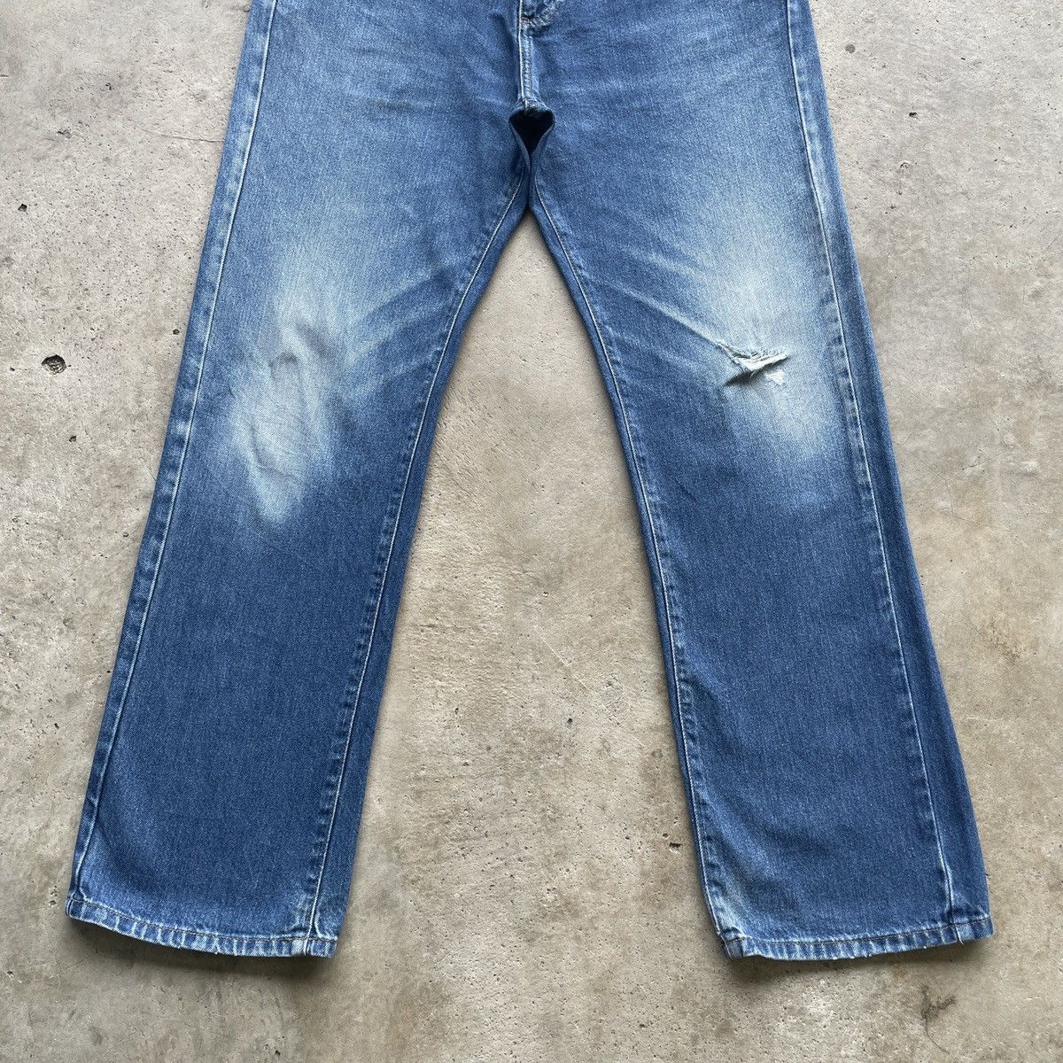 L.L. Bean Vintage L.L BEAN Jeans Faded Distressed Pants Denim W34x30 Size US 34 / EU 50 - 4 Thumbnail