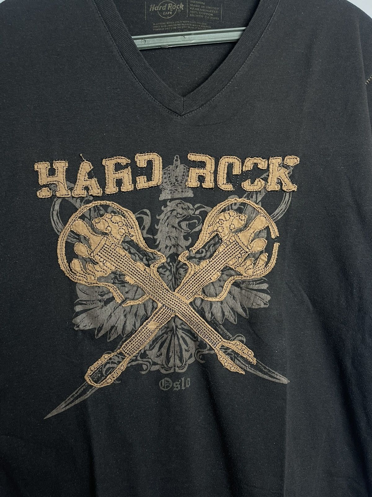 Hard Rock Cafe × Vintage Hard Rock Cafe Oslo T-Shirt Black Size US M / EU 48-50 / 2 - 2 Thumbnail