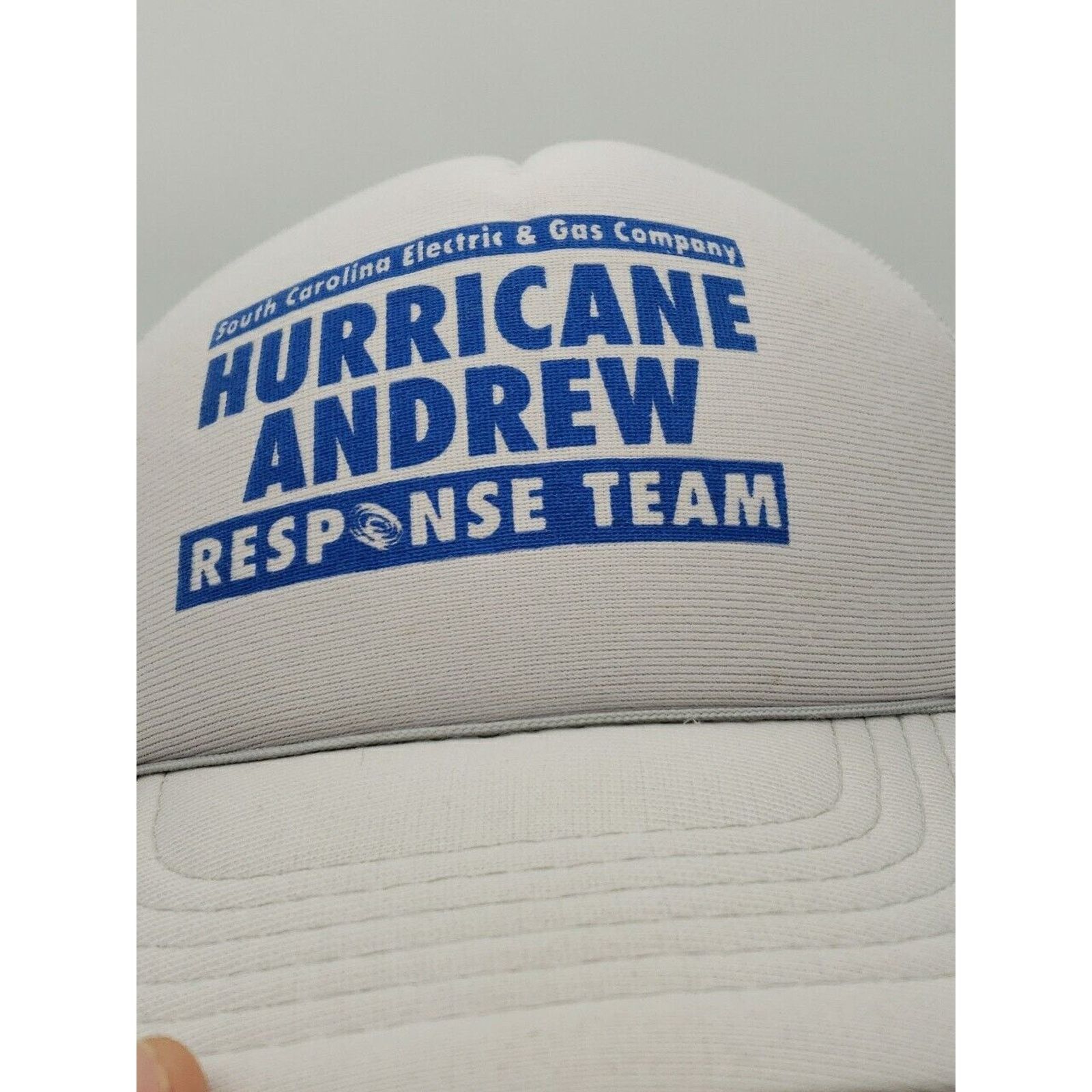 Other 90s 1992 Hurricane Andrew DISASTER RESPONSE TEAM Foam Hat Size ONE SIZE - 17 Thumbnail