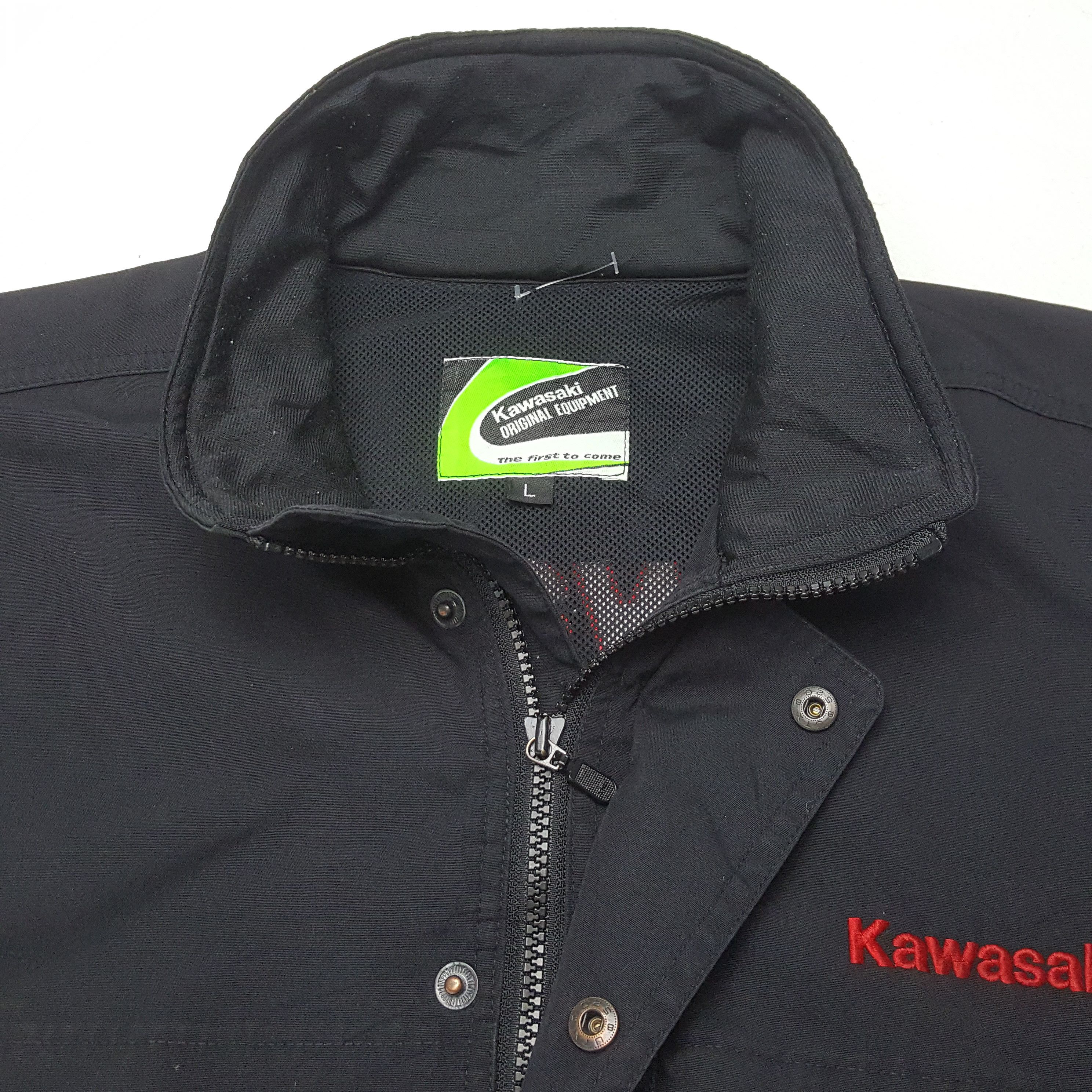 Japanese Brand × Vintage Vintage KAWASAKI Japanese Motorcycle Racing Jacket c282n30 Size US L / EU 52-54 / 3 - 5 Thumbnail