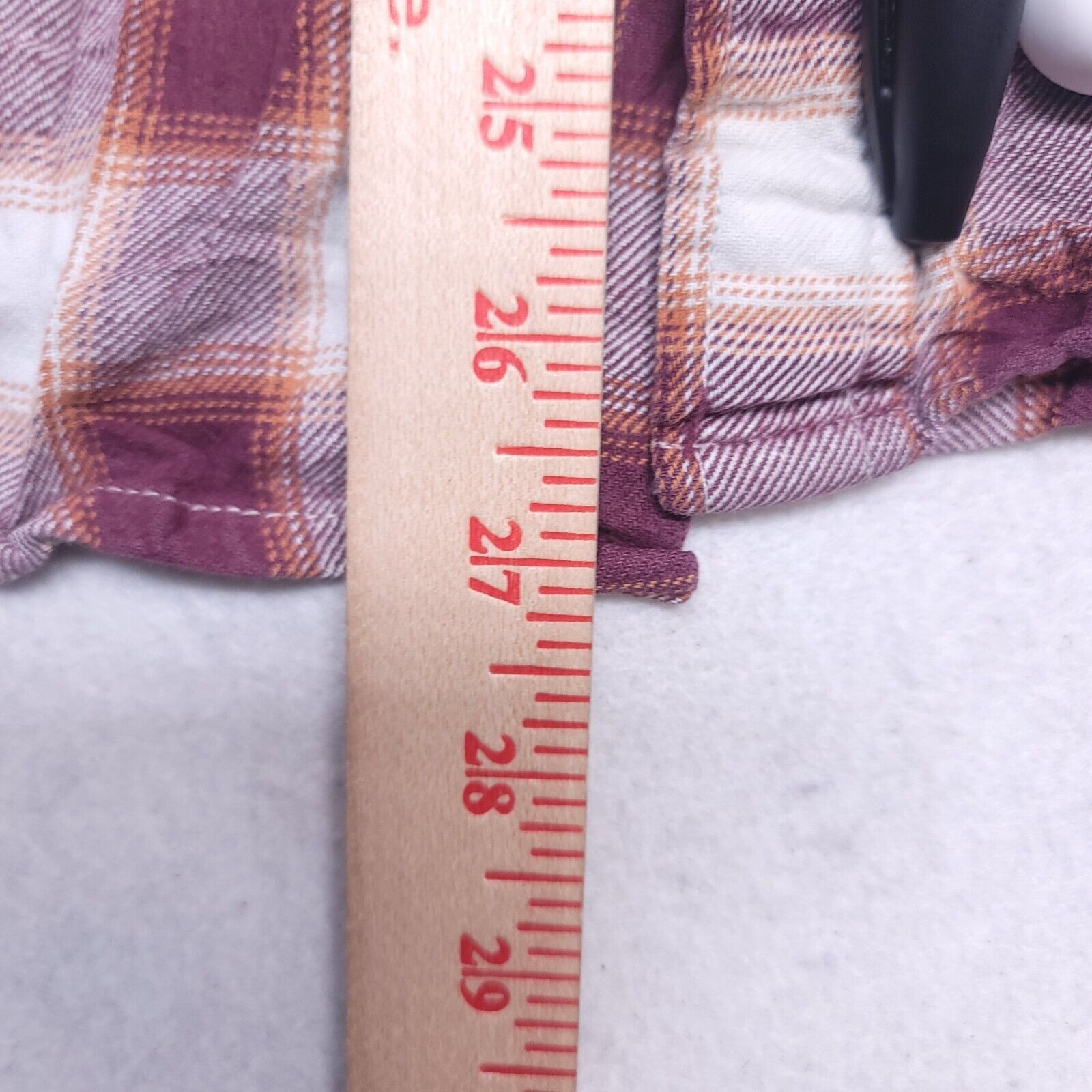 Gap Gap Tartan Flannel Shirt Mens Size Small S Maroon White Size US S / EU 44-46 / 1 - 8 Thumbnail