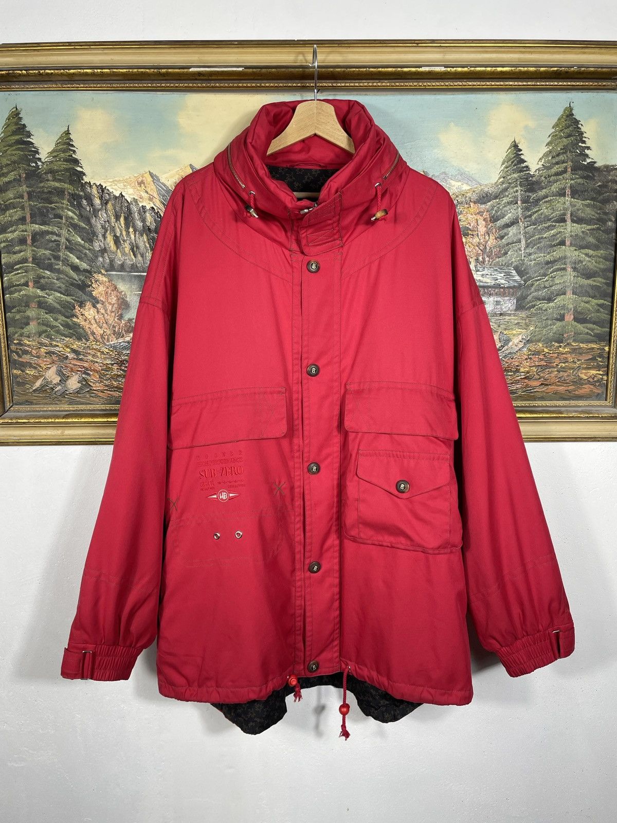 Bogner Retro 90s Coat Parka Hoodie Designer Luxury Premium