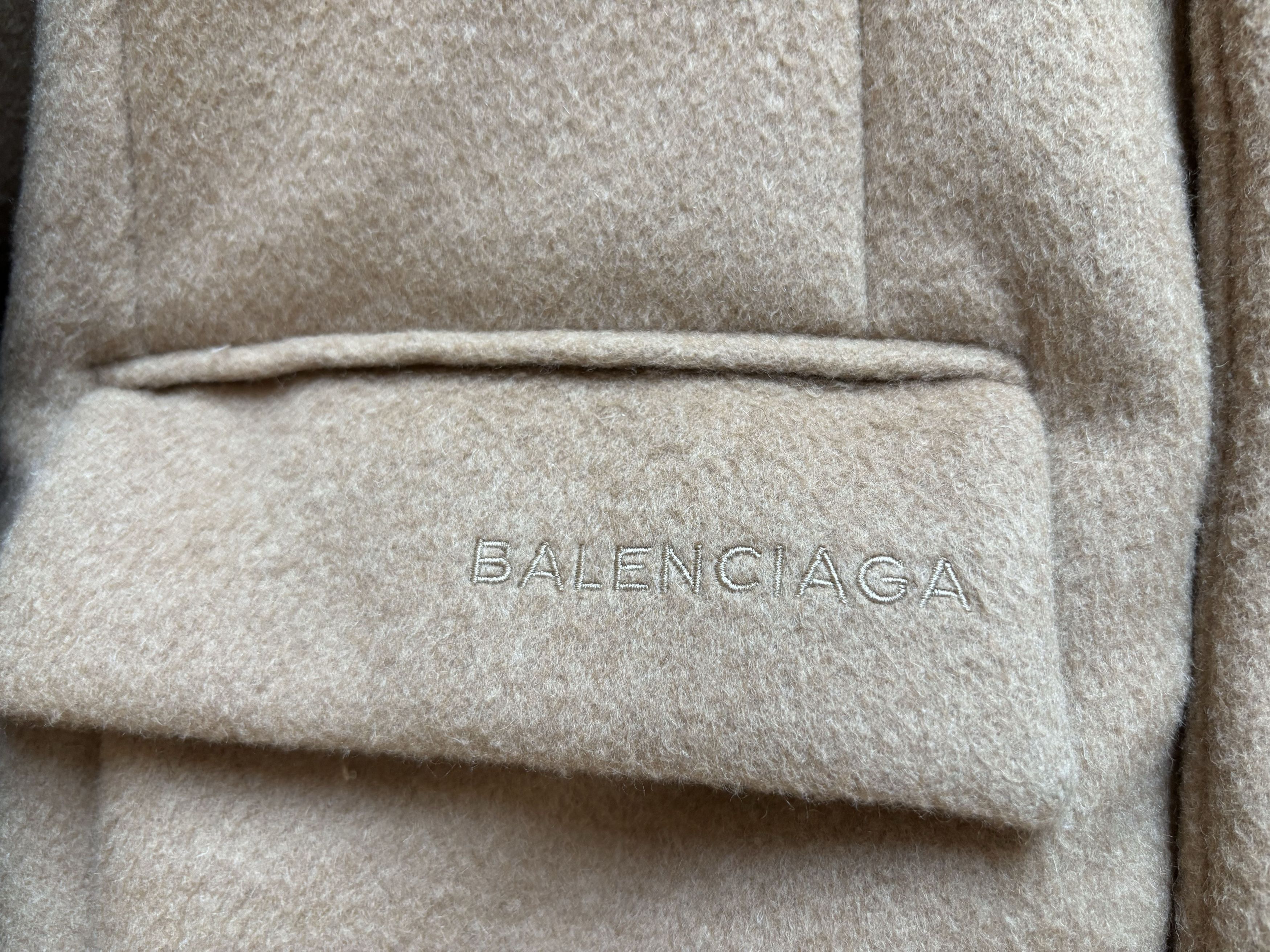 Balenciaga Double-breasted Long Coat Camel Size US L / EU 52-54 / 3 - 4 Thumbnail