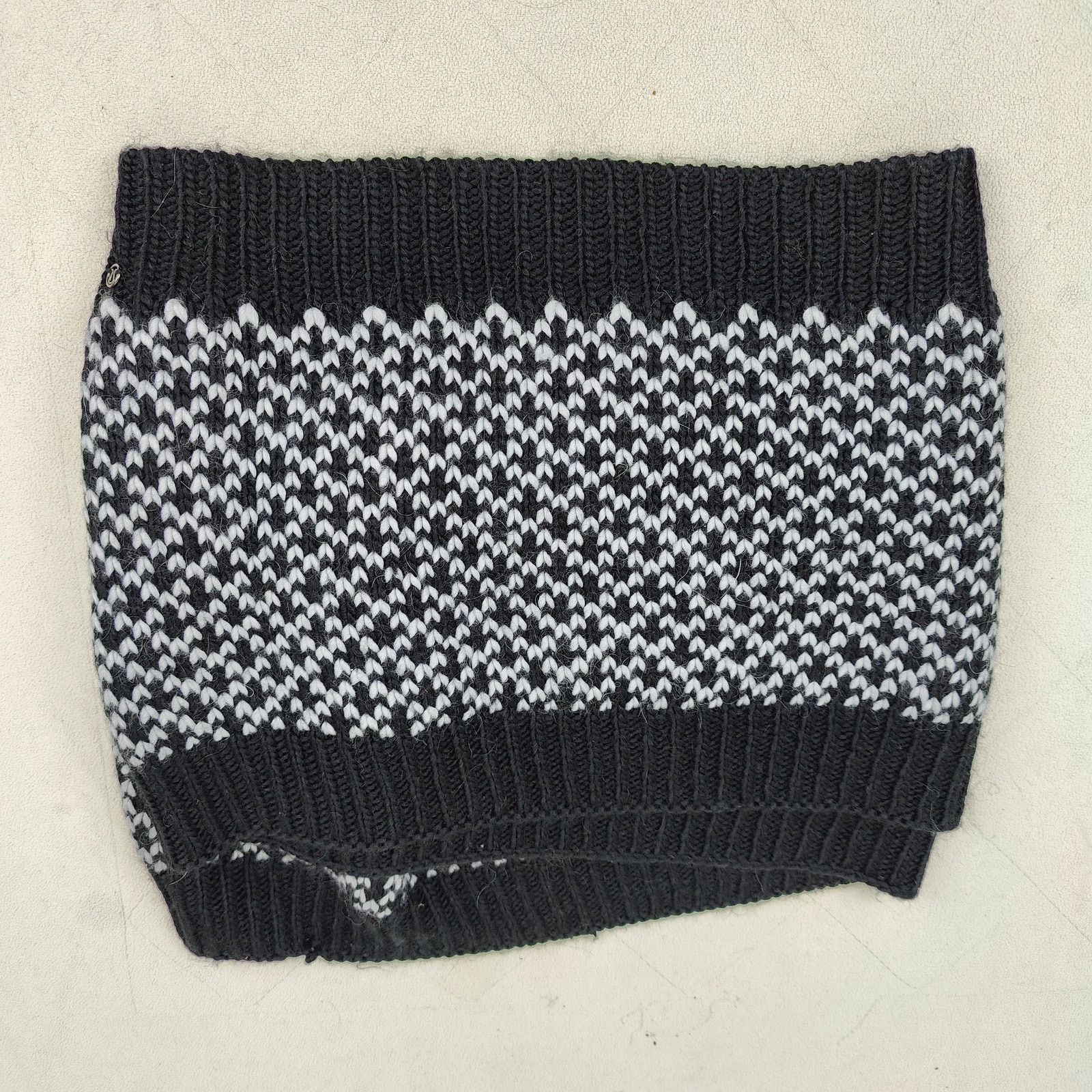 Lululemon Lululemon Infinitely Mad Scarf Silver Slate Black Thick Knit Size ONE SIZE - 1 Thumbnail