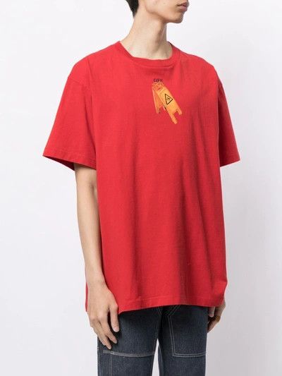 Off-White Red Pascal Skeleton Arrows Oversized T-Shirt Size US M / EU 48-50 / 2 - 3 Thumbnail