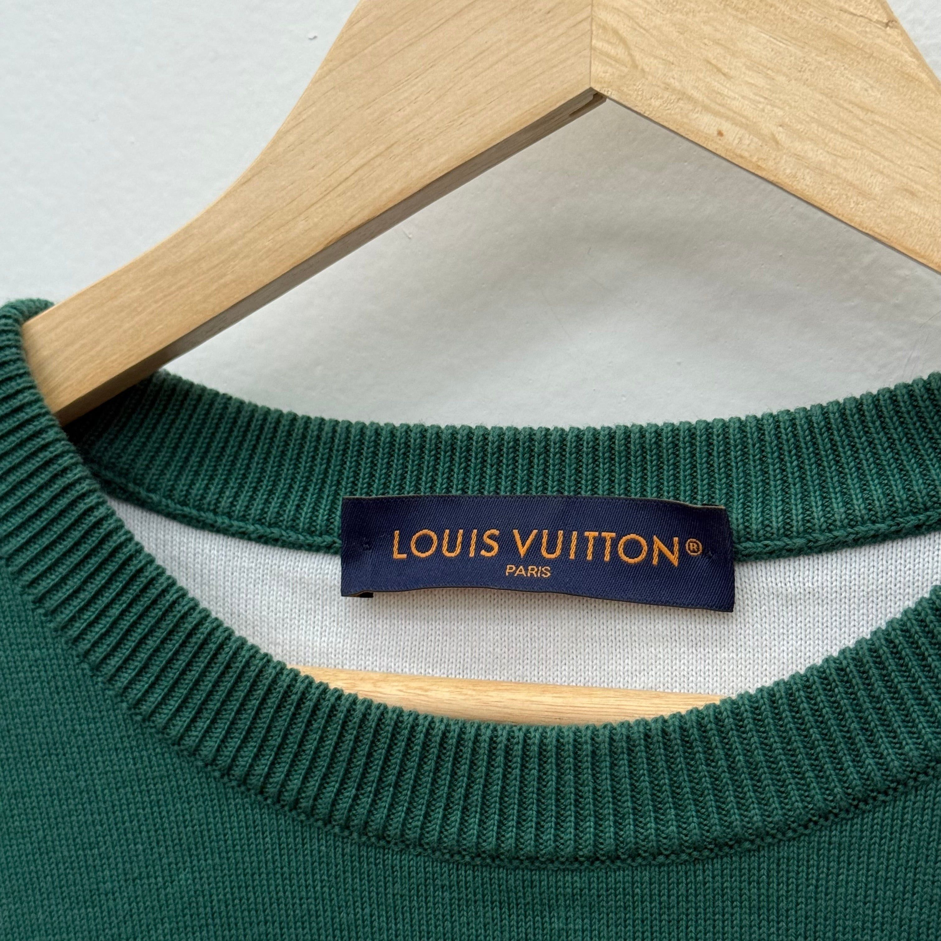 Louis Vuitton Louis Vuitton Monogram Crewneck Green - Size M Size US M / EU 48-50 / 2 - 4 Thumbnail