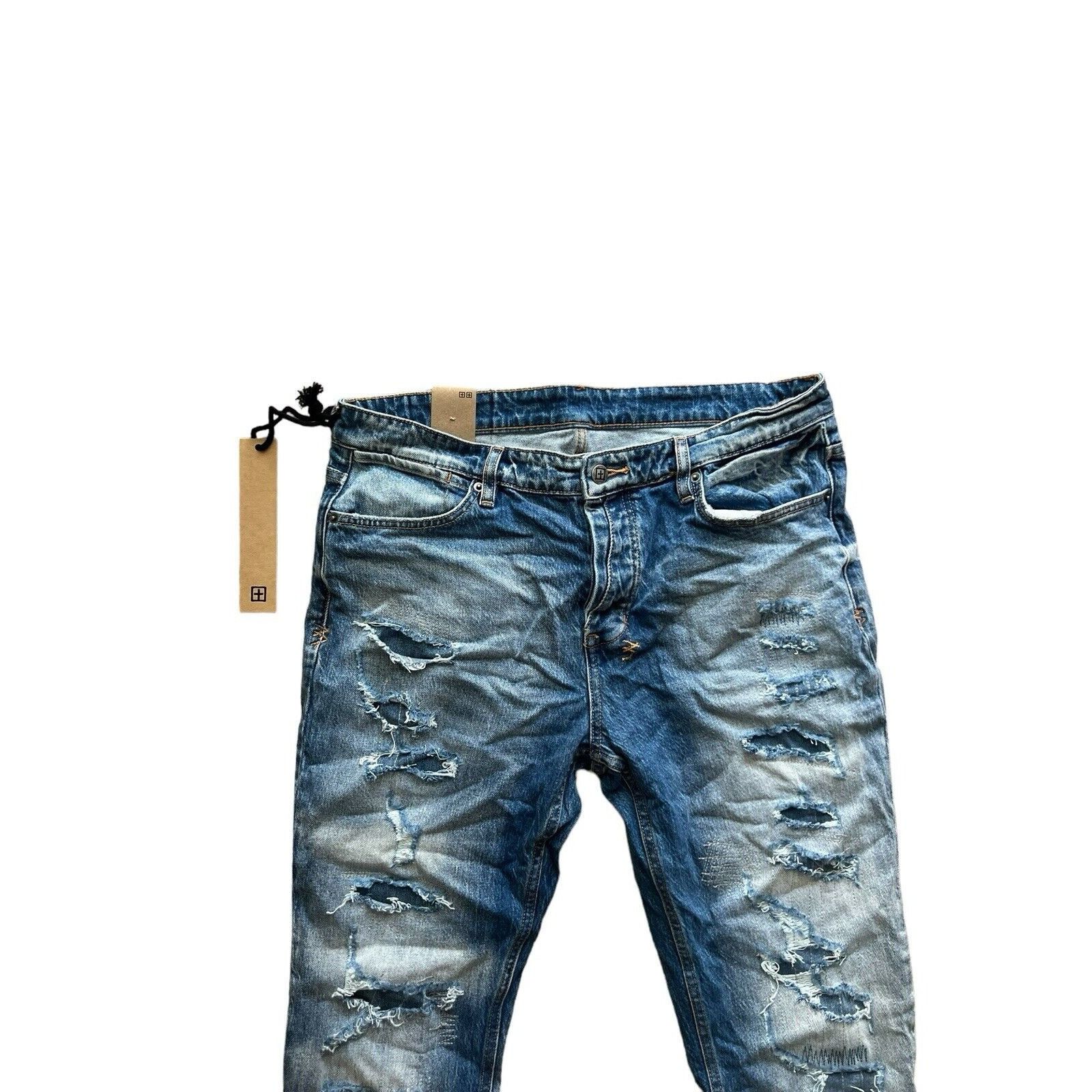 Ksubi Ksubi Jeans Mens Van Winkle Skinny Leg Blue $260 Size 36/32 Size US 36 / EU 52 - 2 Thumbnail