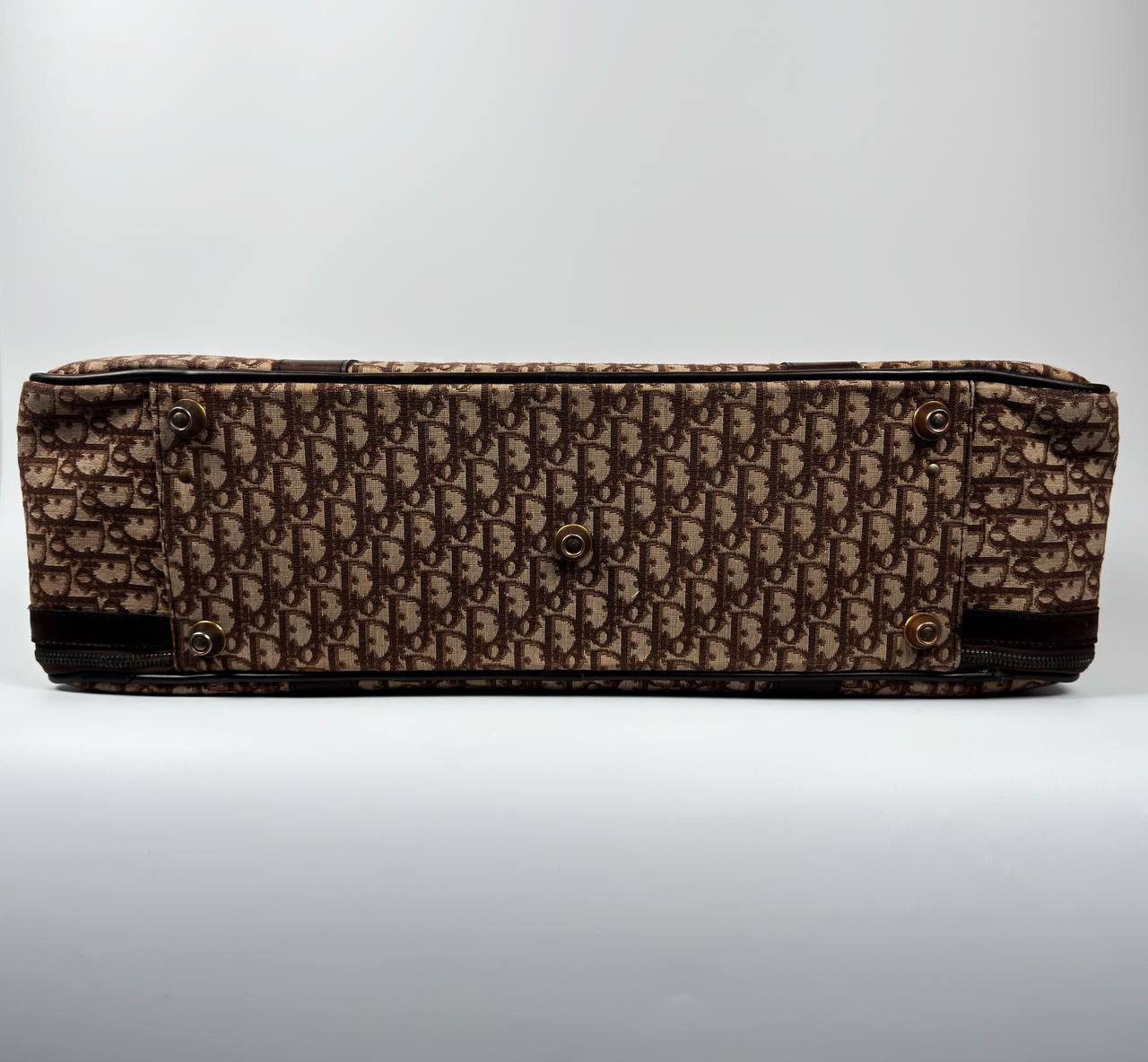 Dior × Vintage Dior Monogram Cloth Luggage Bag Size ONE SIZE - 5 Thumbnail