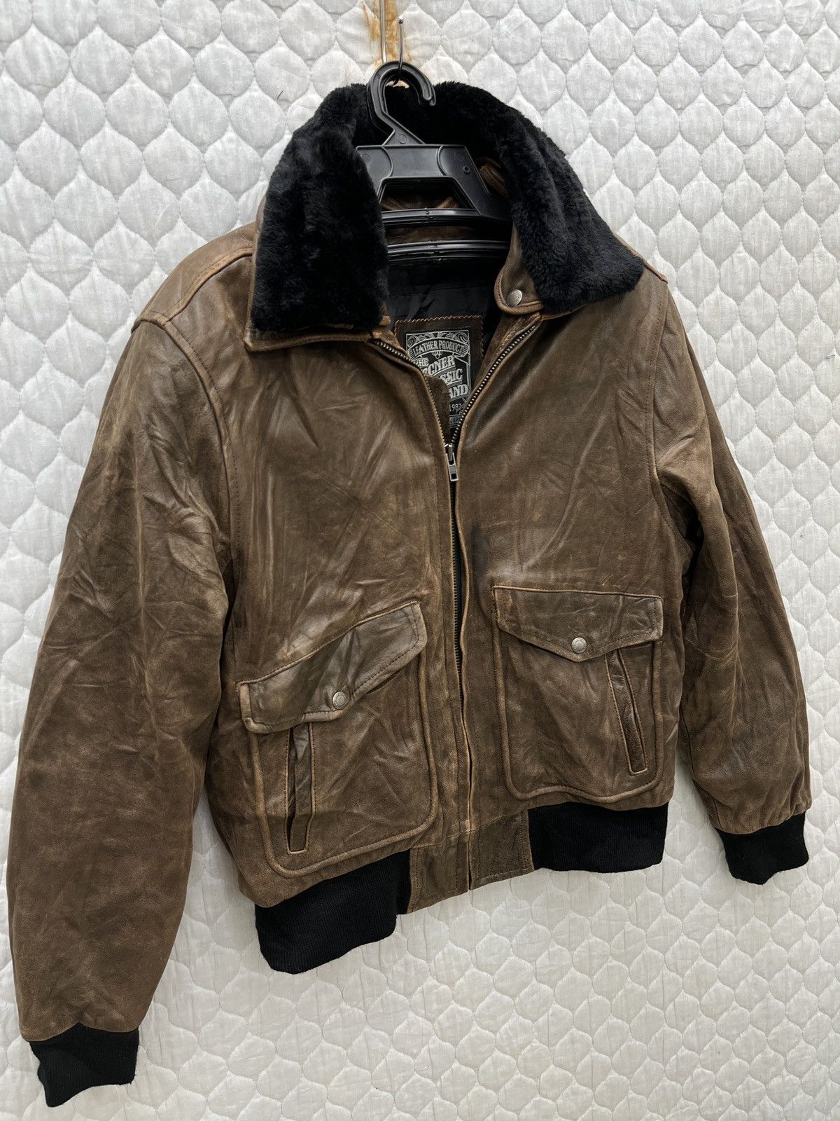Genuine Leather 🔥🔥🔥ARCHIVE THE DEGNER CLASSIC BRAND LEATHER JACKET Size US M / EU 48-50 / 2 - 3 Thumbnail