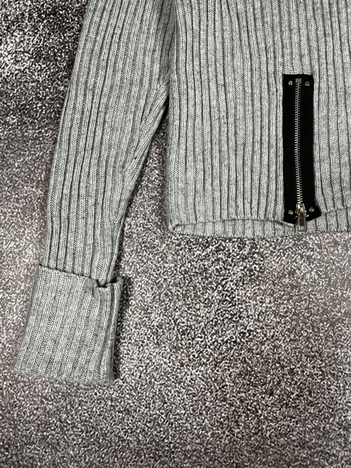 Jean Paul Gaultier Jean Paul Gaultier x Lindex turtleneck zipper grey high neck Size L / US 10 / IT 46 - 6 Thumbnail