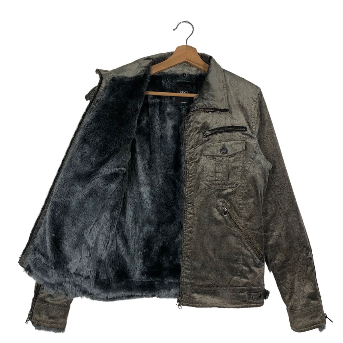 Japanese Brand 🔥Vintage Biker Jacket Edge Rupert Mink Fur Lining Japan Size US M / EU 48-50 / 2 - 8 Thumbnail