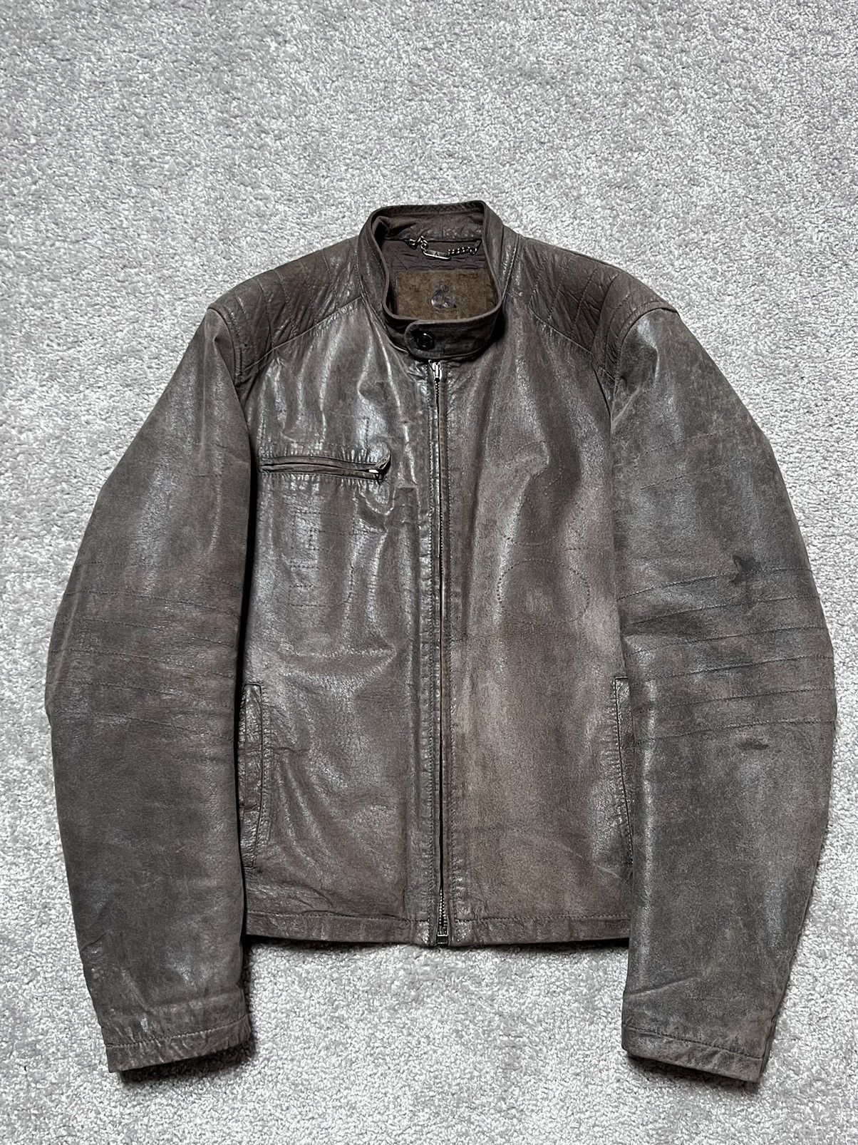 Dolce & Gabbana Vintage Dolce & Gabbana Brutalist Pig Leather Archive Jacket Size US L / EU 52-54 / 3 - 5 Thumbnail