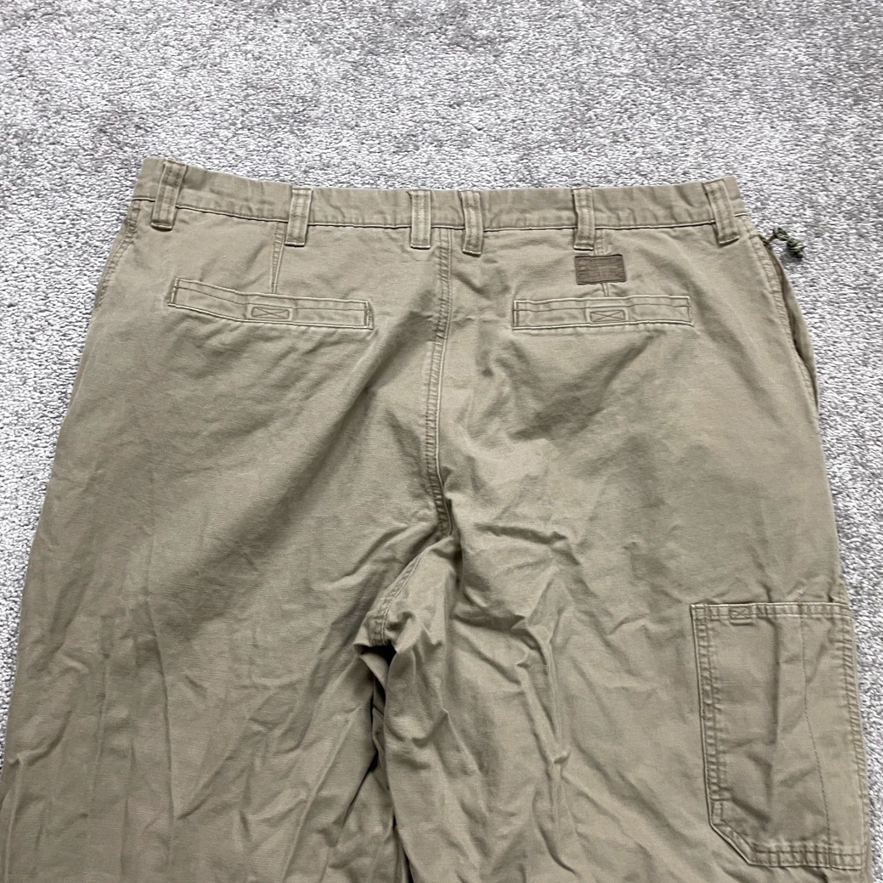 Vintage Columbia Flex ROC Chino Pants Mens 40x30 Brown Casual Outdoor Cotton Straight Size US 40 / EU 56 - 6 Thumbnail