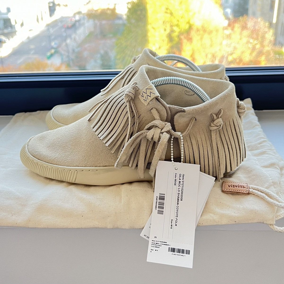 Visvim Visvim GILA MOC LO SHAMAN COYOTE-FOLK Moccasin- Size 10