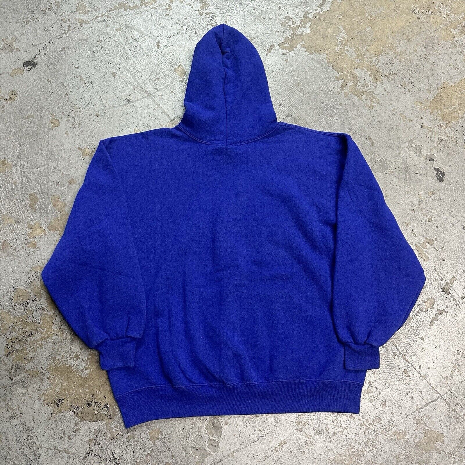 Kanye West × Russell Athletic × Vintage Vintage 90s Russell Athletic Blue Hoodie XL Made In USA Size US XL / EU 56 / 4 - 2 Thumbnail