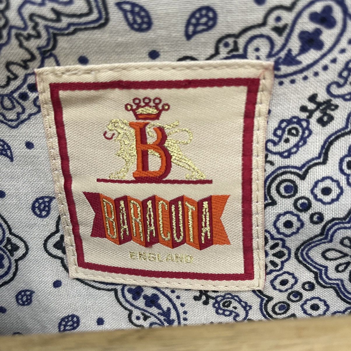 Baracuta 🔥Vintage Baracuta Shirt Button Up Long Sleeve Paisleys Size US M / EU 48-50 / 2 - 6 Thumbnail