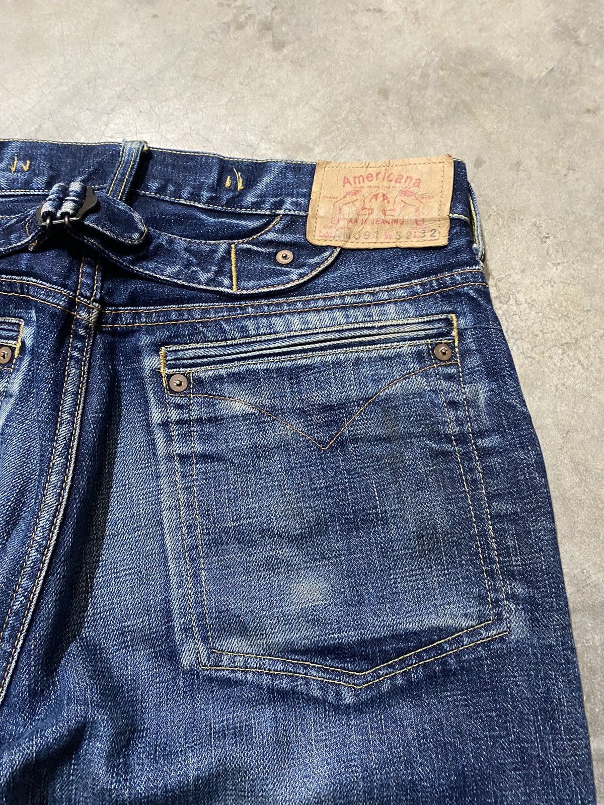 Japanese Brand Vintage Jeans Americana Japan Selvedge Denim Size US 31 - 8 Thumbnail