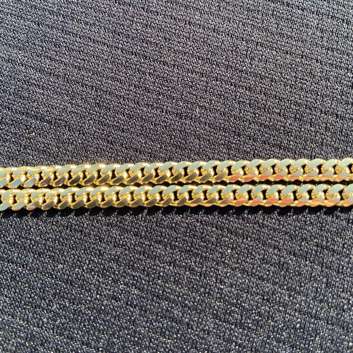 Jewelry Gold Chain Miami Cuban Necklace 24in 4mm 925 Italy Size ONE SIZE - 4 Thumbnail