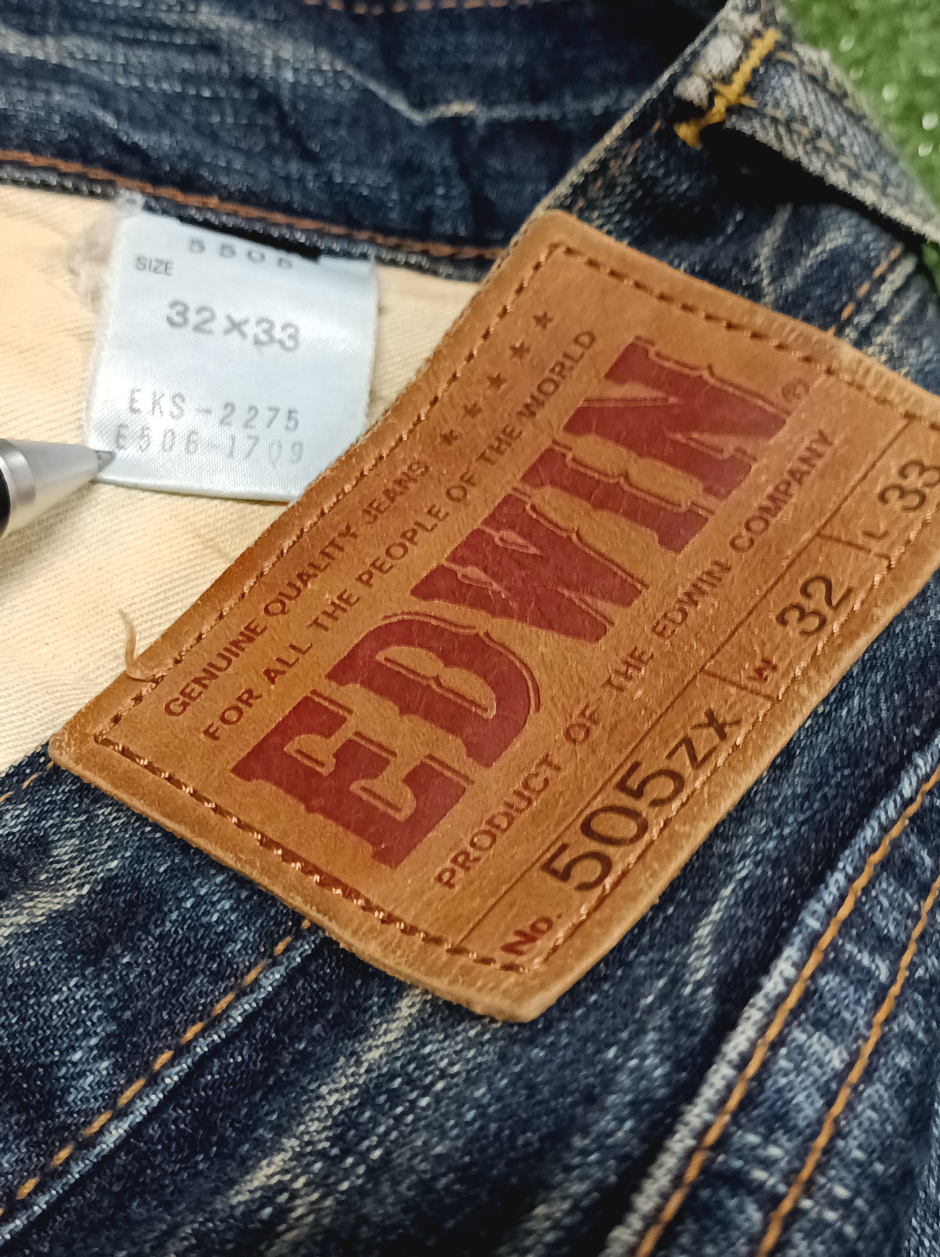 Edwin EDWIN 505zx selvedge Orentab and nice design. Size US 33 - 9 Thumbnail