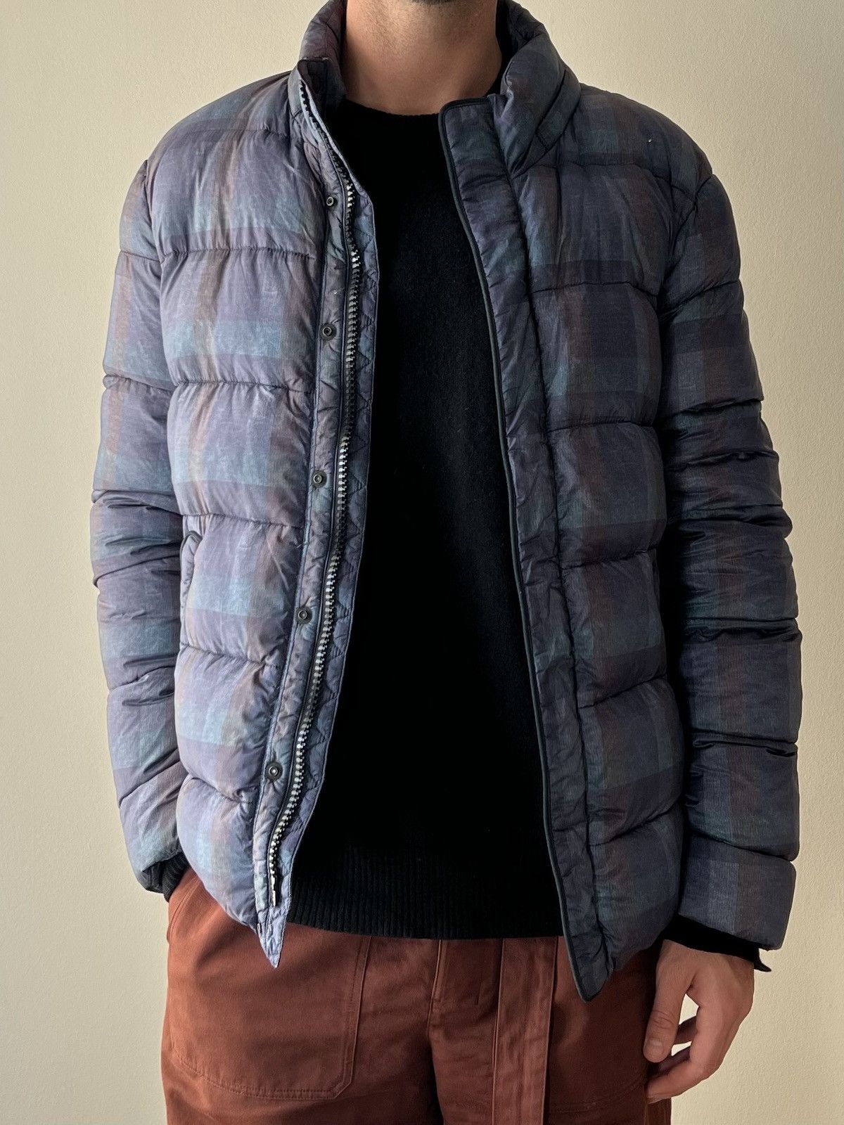Giorgio Armani Rare Armani Collezioni Goose Down Puffer Jacket Blue Size US L / EU 52-54 / 3 - 1 Thumbnail