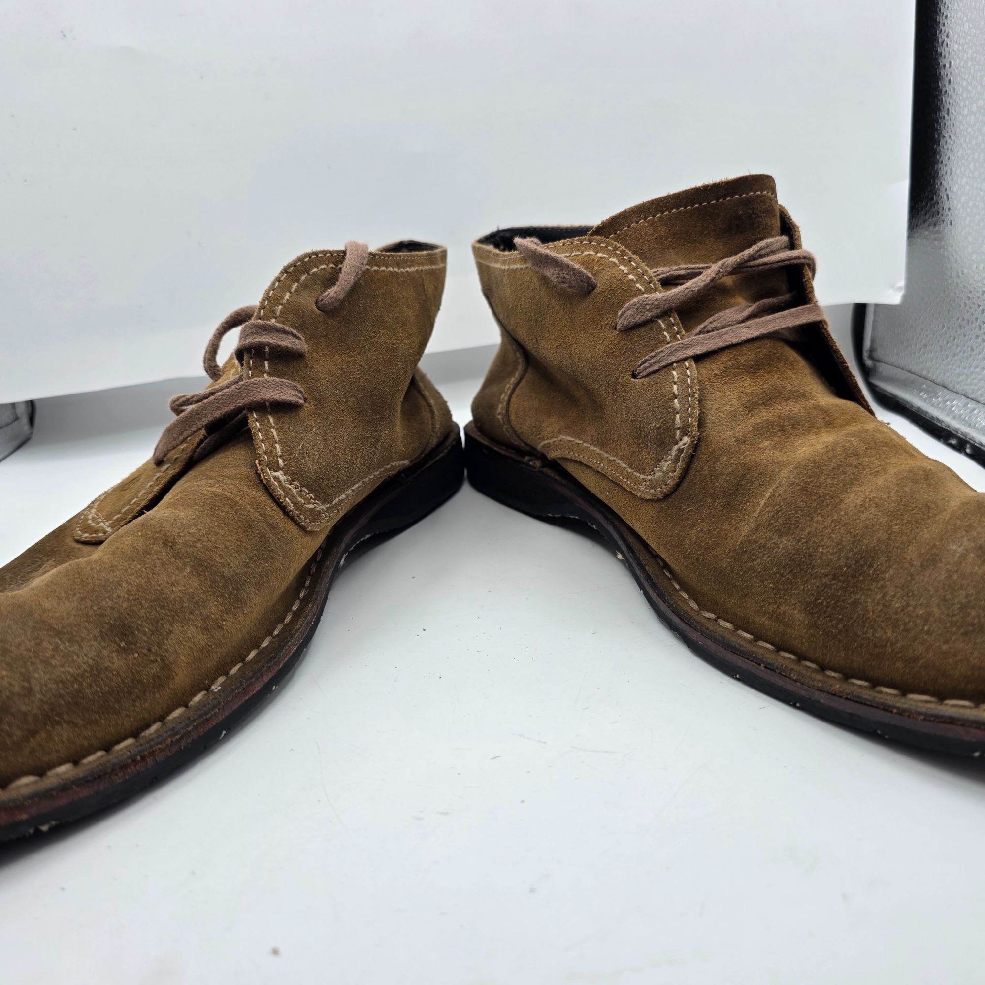 John Varvatos John Varvatos Star USA Mens Size 11.5 Brown Suede Hipster Ch Size US 11.5 / EU 44-45 - 2 Thumbnail