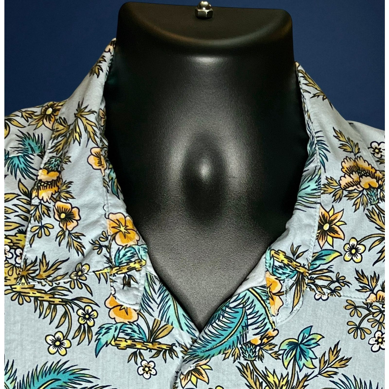 Hurley Hurley Hawaiian Shirt Large Palm Tree Floral Beach Button Up Size US L / EU 52-54 / 3 - 4 Thumbnail