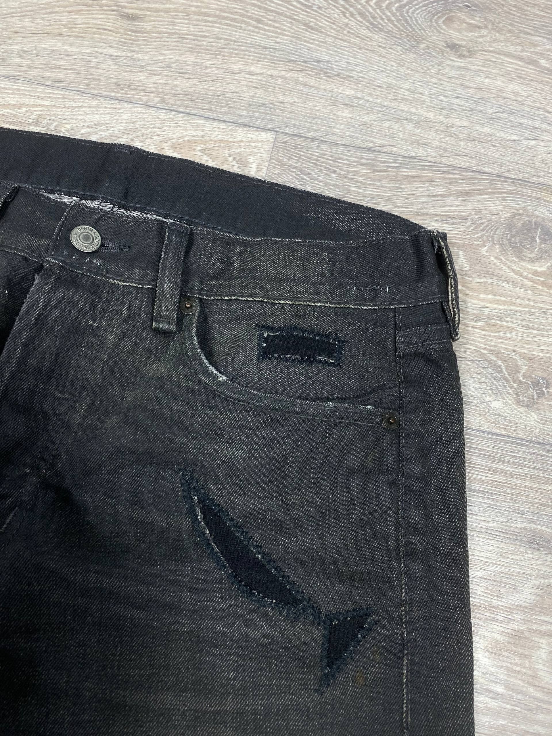 Denim & Supply Ralph Lauren Ralph Lauren Denim And Supply Black Slim Prospect Distressed Size US 32 / EU 48 - 4 Thumbnail