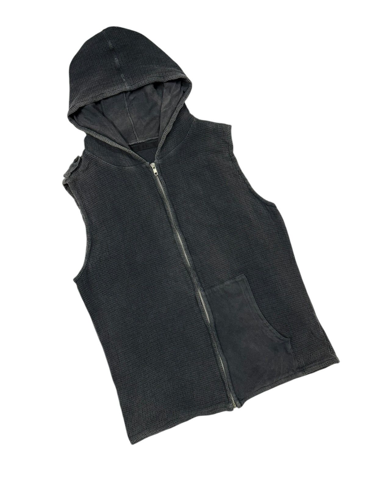 If Six Was Nine × Japanese Brand × Le Grande Bleu (L.G.B.) Vtg🔥The Roods Destroy BOndage Mesh Zipper Vest Hoddie Jacket Size US M / EU 48-50 / 2 - 5 Thumbnail