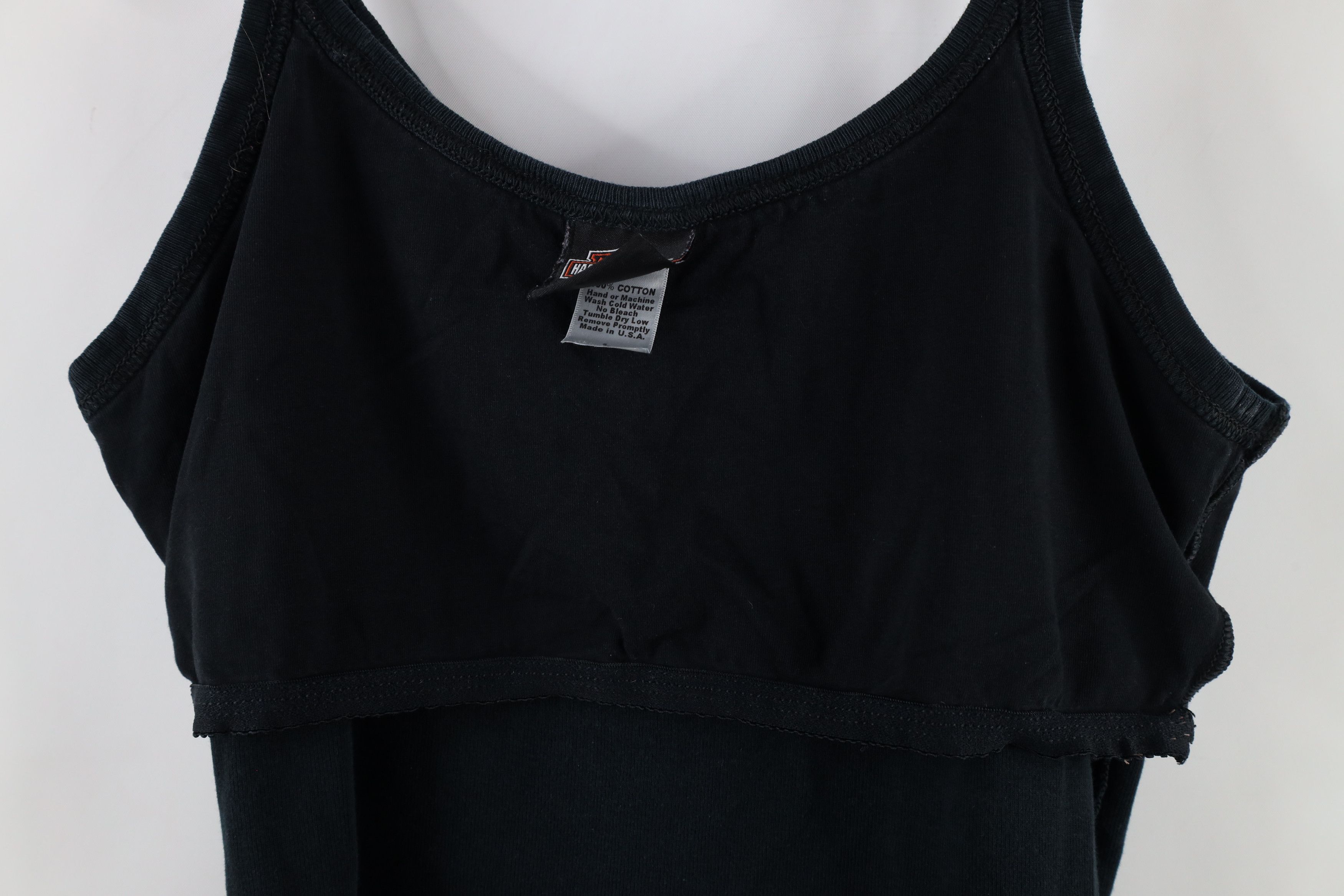 Harley Davidson Vintage Harley Davidson Black Spider Tank Top T-Shirt USA Size L / US 10 / IT 46 - 16 Thumbnail