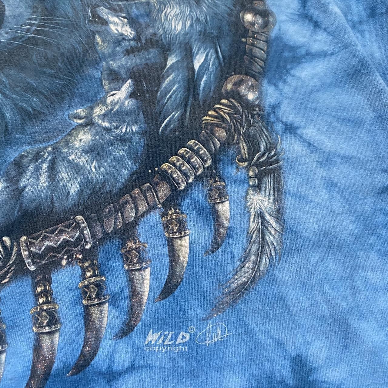 Other Blue and black Boxy Wild tie-dye wolf shirt Size US XL / EU 56 / 4 - 5 Thumbnail