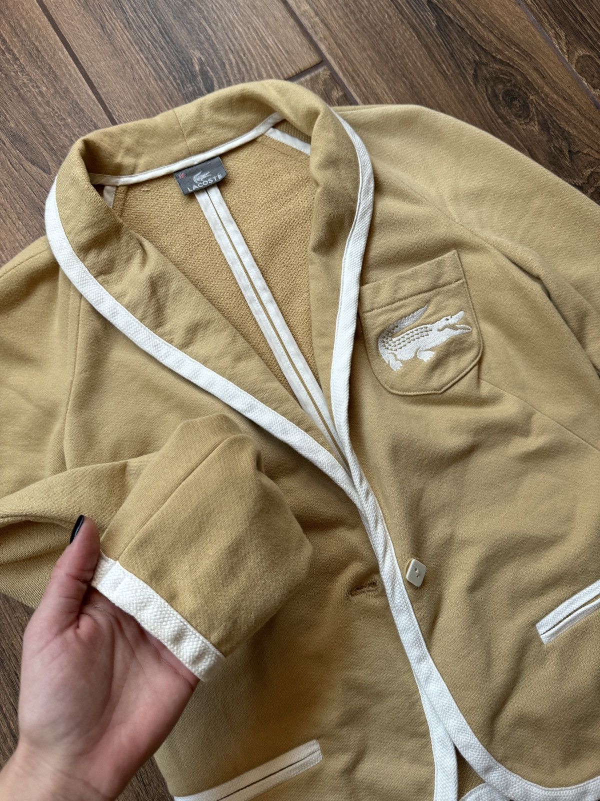 Lacoste × Vintage Women’s Lacoste Cotton Blazer size 36 Size XS / US 0-2 / IT 36-38 - 6 Thumbnail