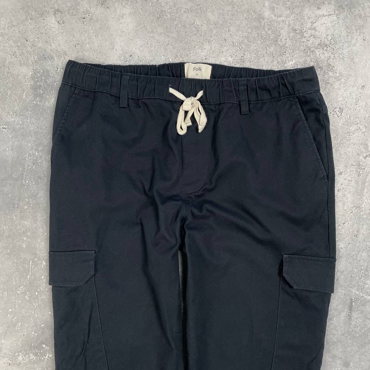 Folk Folk Cargo Cotton Pants Black Size 3 Size US 32 / EU 48 - 3 Thumbnail
