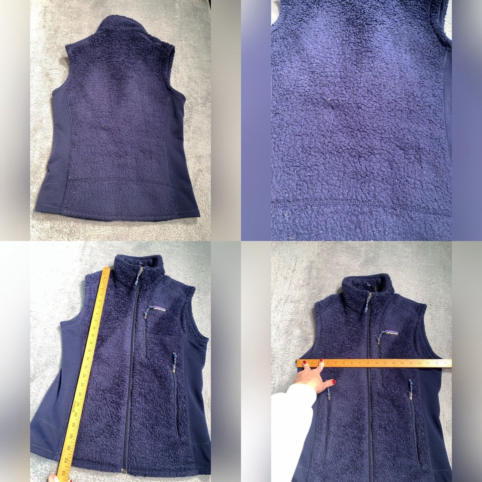 Patagonia Patagonia Vest Navy Blue Small S Men Fleece Pilling Polyester Vest Size US S / EU 44-46 / 1 - 9 Thumbnail