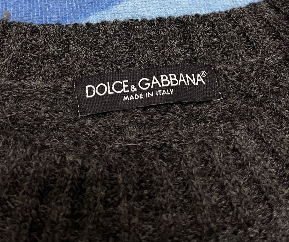 Dolce & Gabbana × Vintage Vintage DOLCE & GABBANA 100% Wool Sweatshirt/Knitwear Rare Size US S / EU 44-46 / 1 - 9 Thumbnail