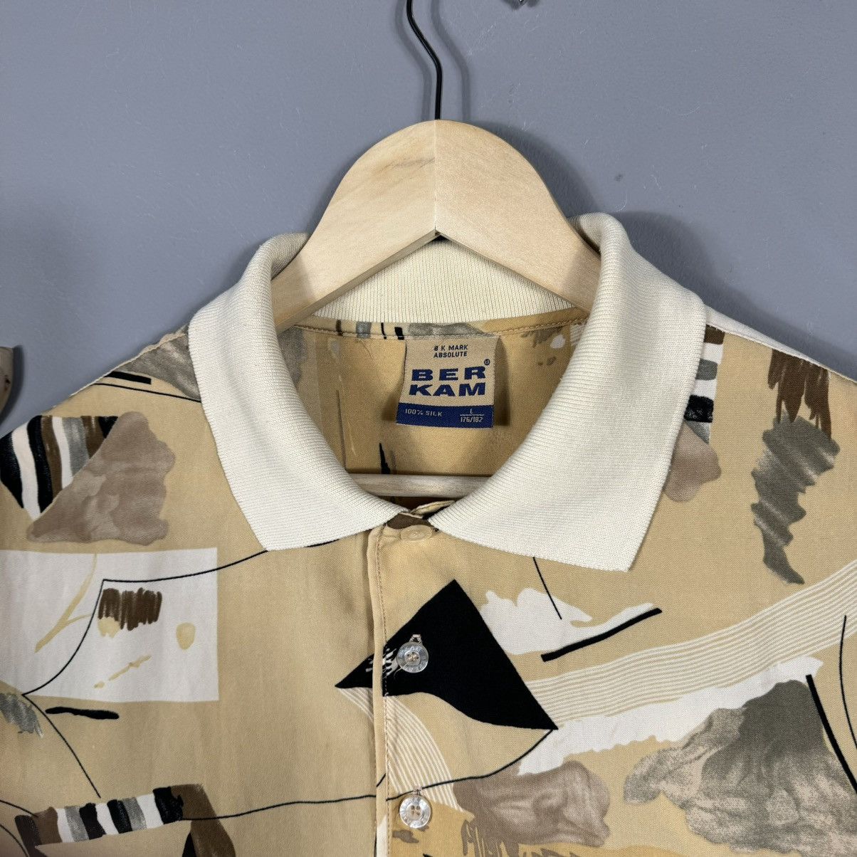 Vintage Vintage Berkam Silk Polo Shirt Size US L / EU 52-54 / 3 - 5 Thumbnail