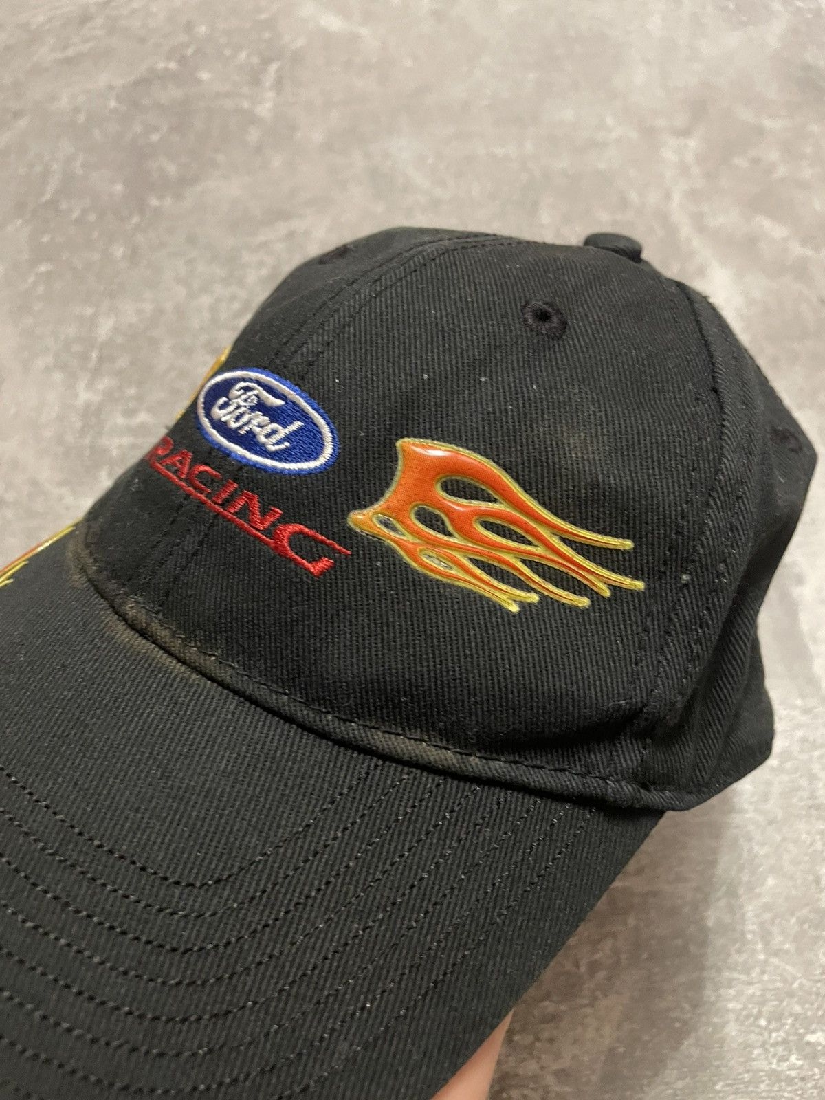 Ford × NASCAR Vintage Ford Racing Nascar Flame Cap Hat Size ONE SIZE - 6 Thumbnail