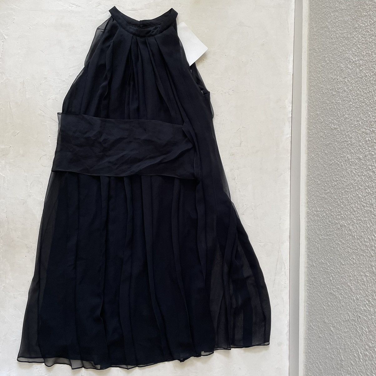 Other Lutz Huelle Asymmetrical Black Mini Dress Designer Dress Size L / US 10 / IT 46 - 6 Thumbnail