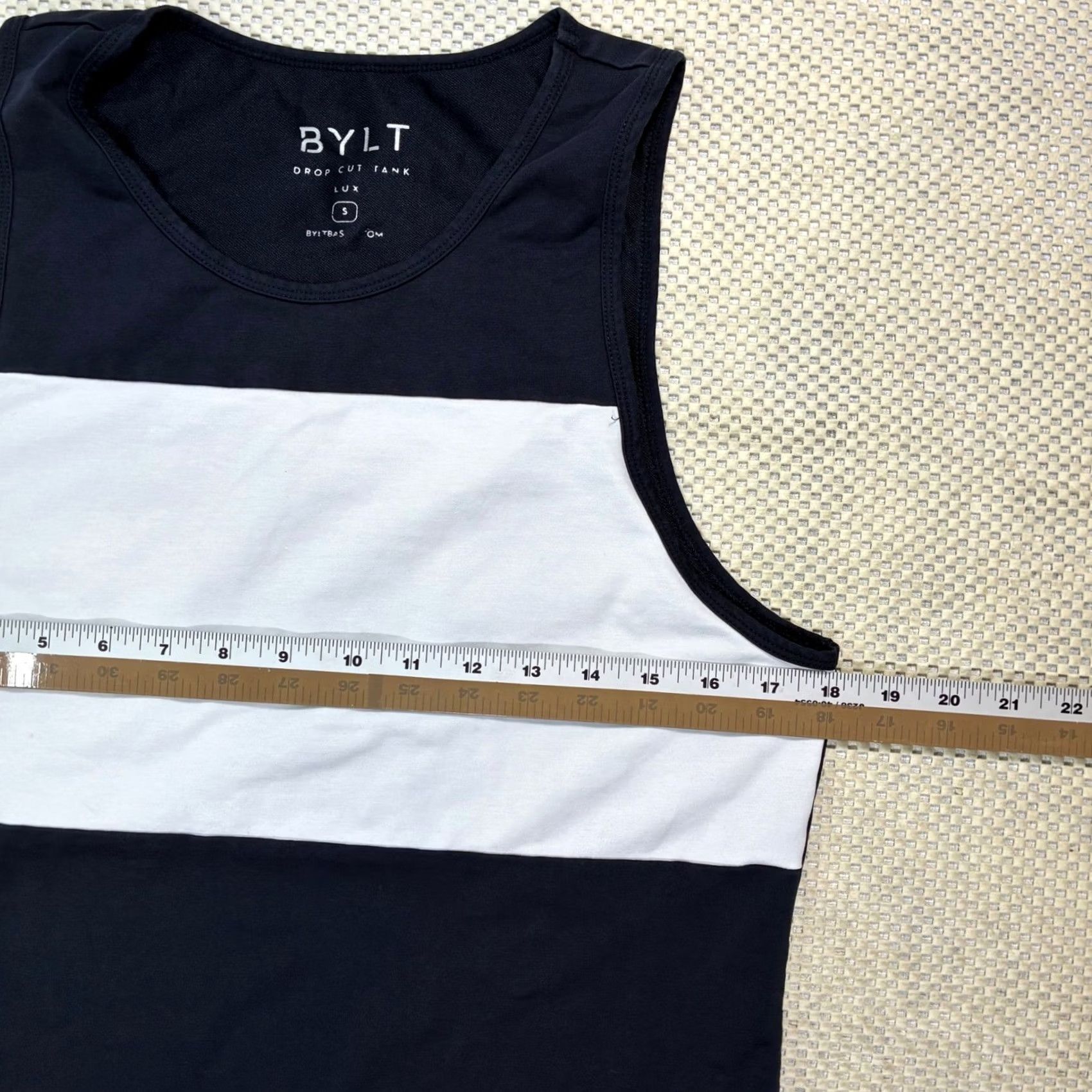 Vintage BYLT Men's Tank Top S Navy Blue White Athletic Gym Size US S / EU 44-46 / 1 - 5 Thumbnail